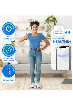 Titan Electronics T Electronics Smart Bluetooth Digital Scale for Body Weight and BMI - Bathroom Use  - Image 3