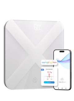 Titan Electronics T Electronics Smart Bluetooth Digital Scale for Body Weight and BMI - Bathroom Use  - Image 1