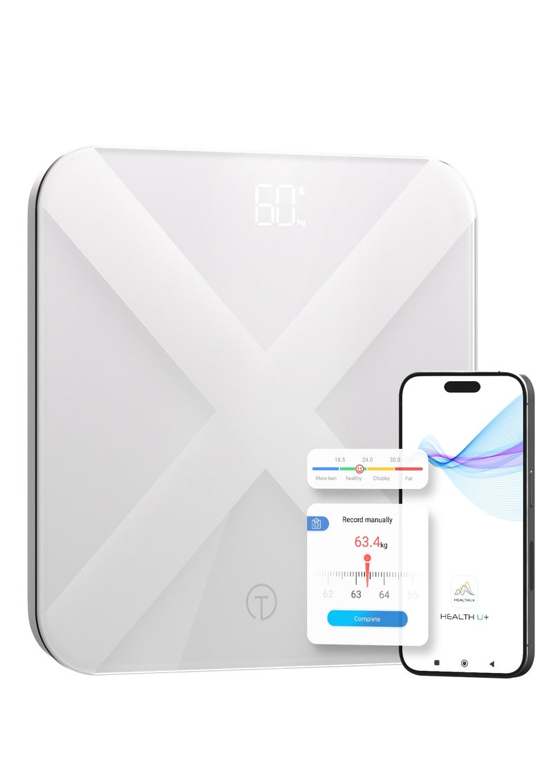 Titan Electronics T Electronics Smart Bluetooth Digital Scale for Body Weight and BMI - Bathroom Use  - Image 1