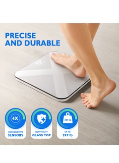 Titan Electronics T Electronics Smart Bluetooth Digital Scale for Body Weight and BMI - Bathroom Use  - Image 2