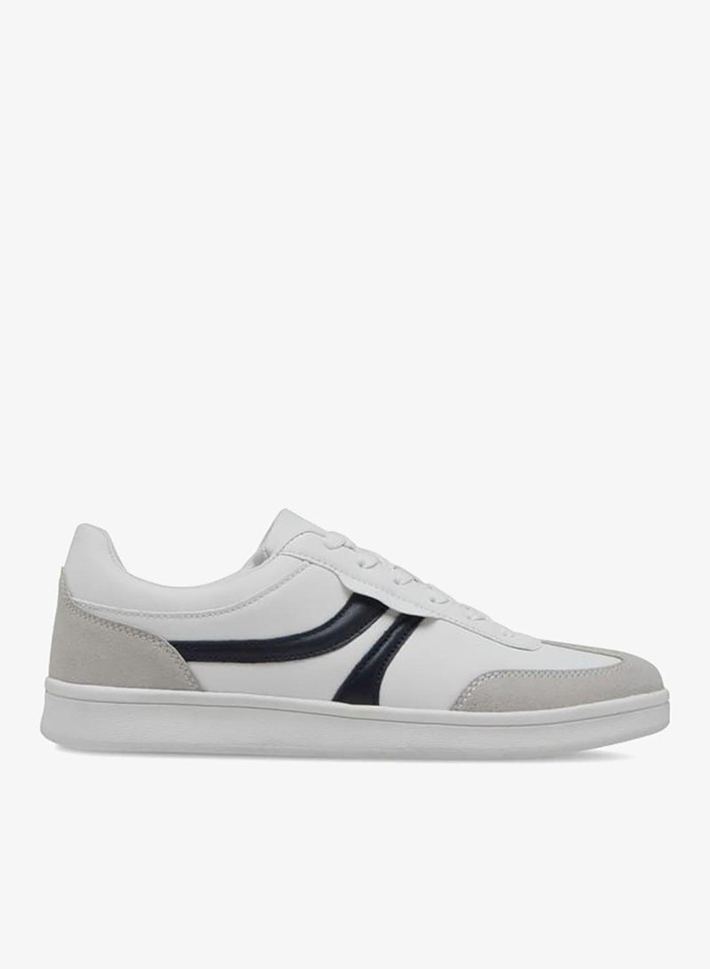 LBL by Shoexpress Men's Panelled Sneakers with Lace-Up Closure - Image 3