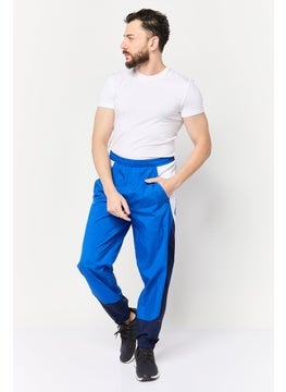 Reebok Men Sportswear Fit Brand Logo Training Track Pants, Blue  - Image 2