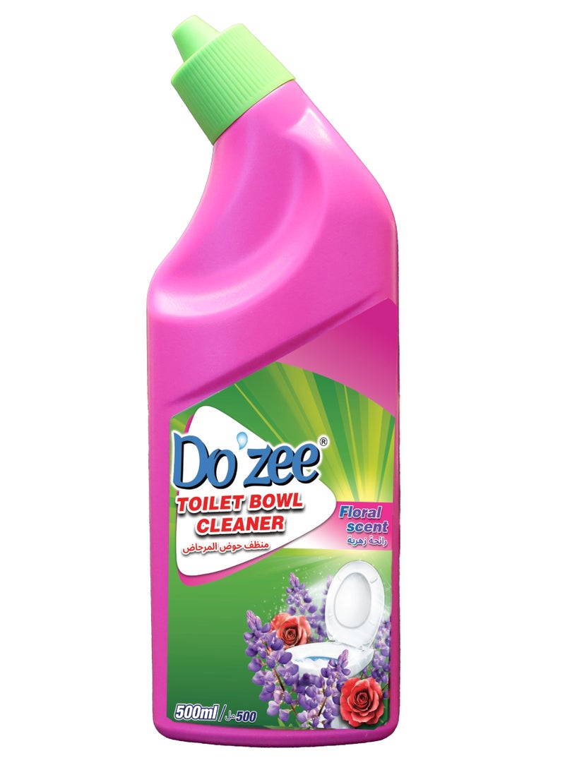 Do'zee Floral Scent Liquid Toilet Bowl Cleaner, 0.5 Liters - Image 1
