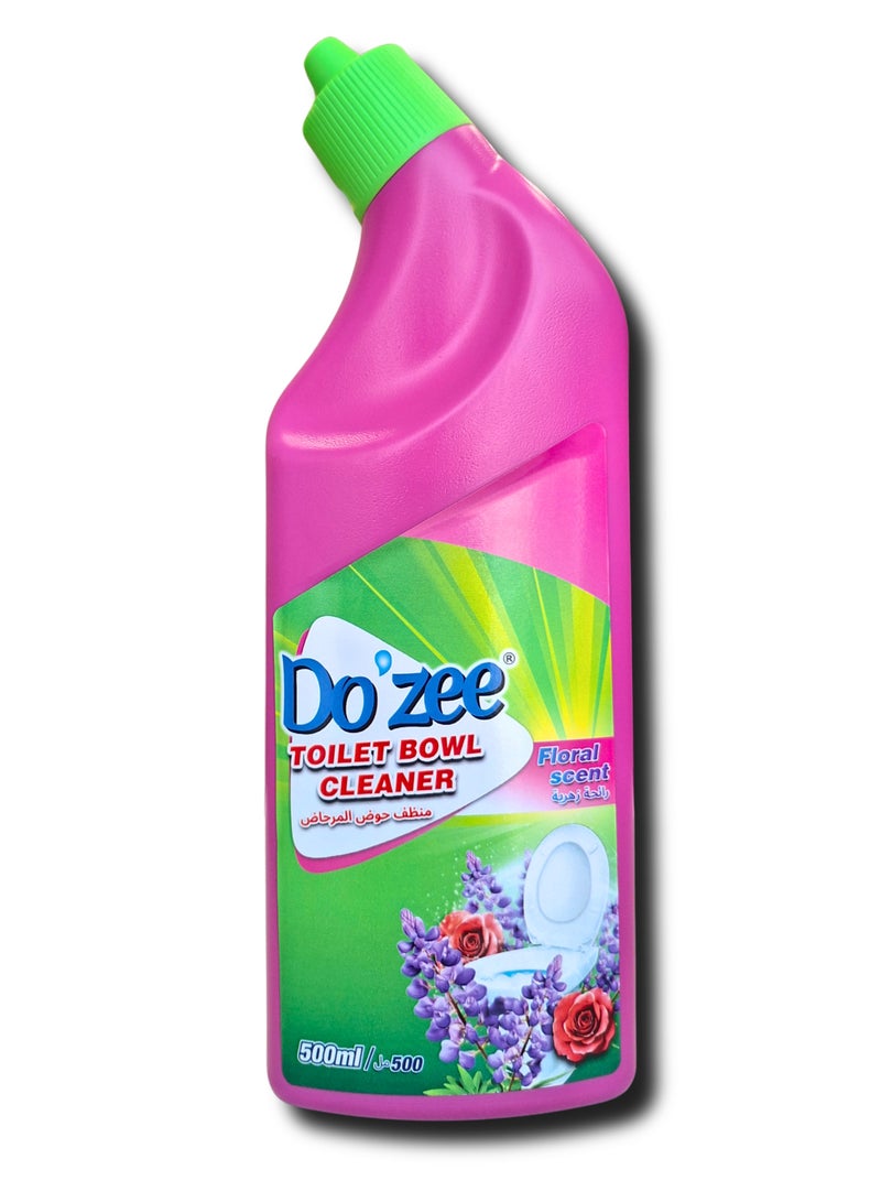 Do'zee Floral Scent Liquid Toilet Bowl Cleaner, 0.5 Liters - Image 4