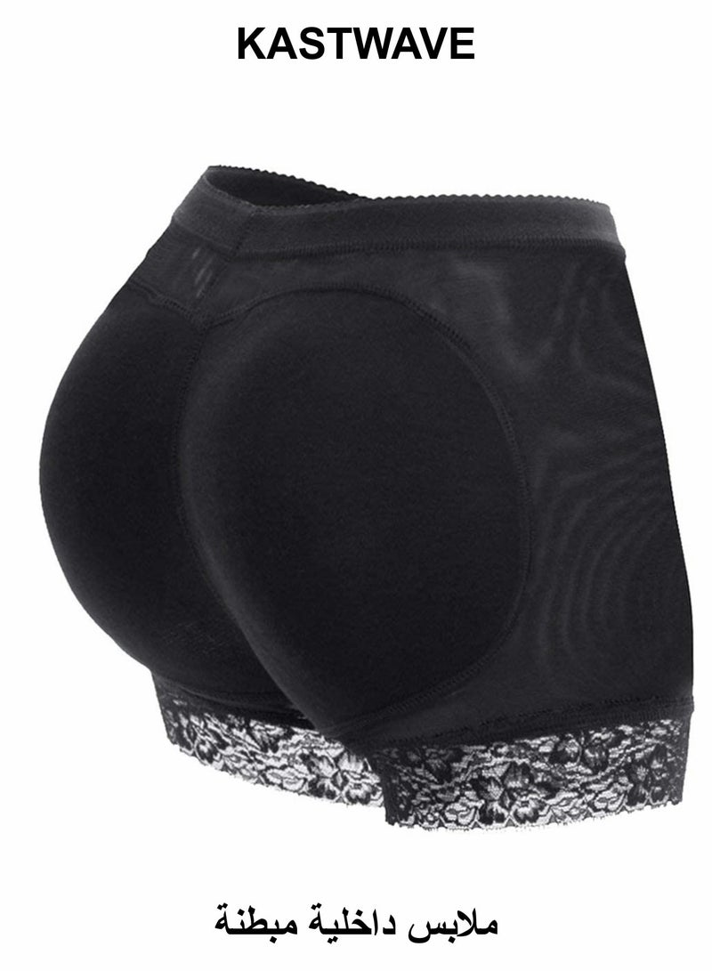 KASTWAVE Fake Butt Pads for Women, Bigger Butt Padded, Underwear Butt Enhancer Underwear, Shaper Butt Lifter Panties Hip L - Image 1