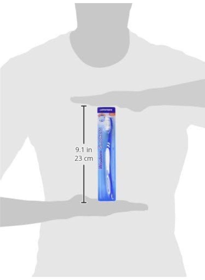 Wisdom Smokers Toothbrush - Extra Hard - ( Color May Vary ) - Image 2