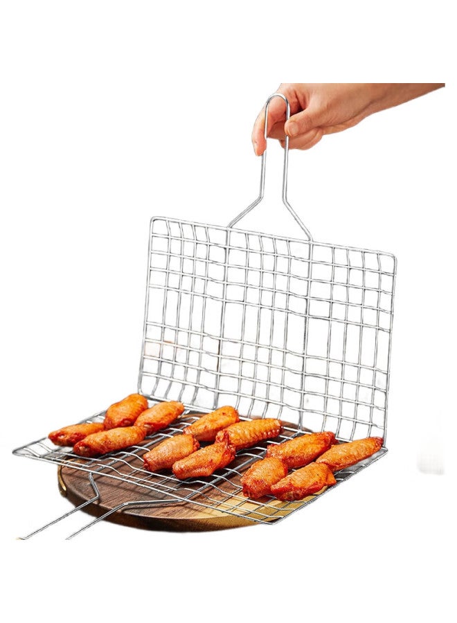 Suncojia Fish Skewers, Barbecue Skewers, Fish Grilling Net, Barbecue Grilling Net, Grilling Net Skewers, Vegetable Skewers, Barbecue Accessories And Tools - Image 3