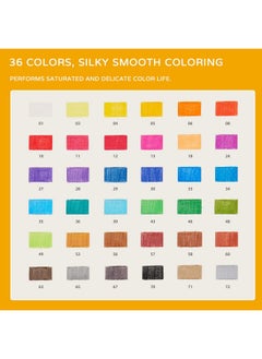 Kaco Kalor 36 Premium Color Mechanical Pencil Set Refillable Soft Lead Cores 36 Count Pack Of 1 Color Box Drawing Sketching Pens School Painting Supplies  - Image 3