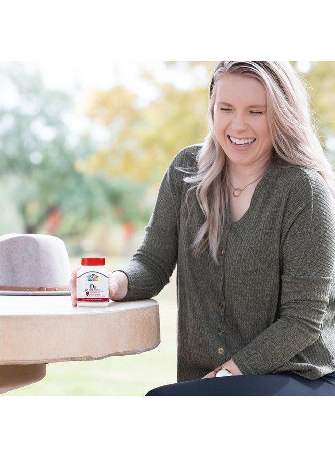 21st Century Vitamin D3 250 mcg (10,000 IU) Rapid Release Softgels, 110 Count - Image 4