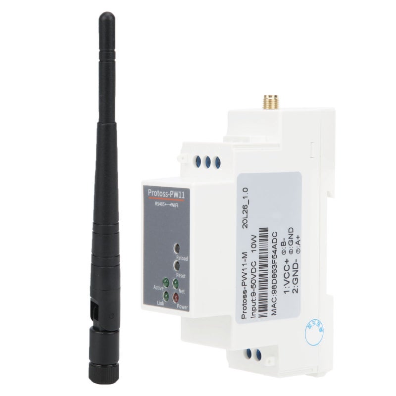 RS485 إلى خادم تسلسلي WiFi إدخال 9-50 فولت تيار مستمر مادة PC ABS - يدعم SmartLink V8 التكوين الذكي بروتوكول TCP UDP MQTT HTTP WebSocket - تحويل RS485 إلى WiFi لتطبيقات إنترنت الأشياء الصناعية - Image 5