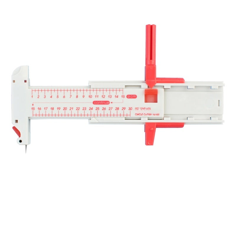 Circle Cutter: 12mm-300mm Cutting Range - Stable Fixed Grip & Expandable Fixator Craft Tool for Paper Photo Card DIY Art Projects - Image 1