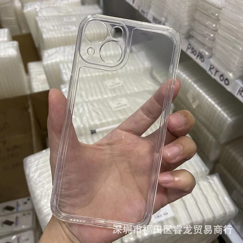 Apple 15/13/12 Phone Case 14 Protective Case 11 Space Case Pro Glue Case Pro Max Transparent Soft Case Applicable - Image 1