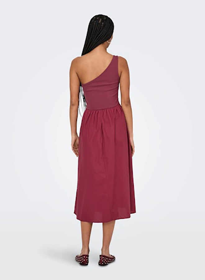 ONLY Onliris  One Shoulder Dress - Image 4