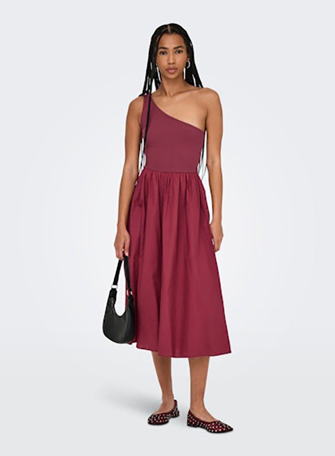 ONLY Onliris  One Shoulder Dress - Image 3