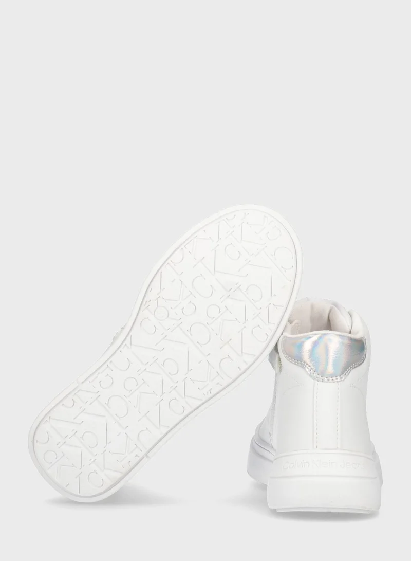 Calvin Klein Jeans Youth High Top Lace Up Sneakers