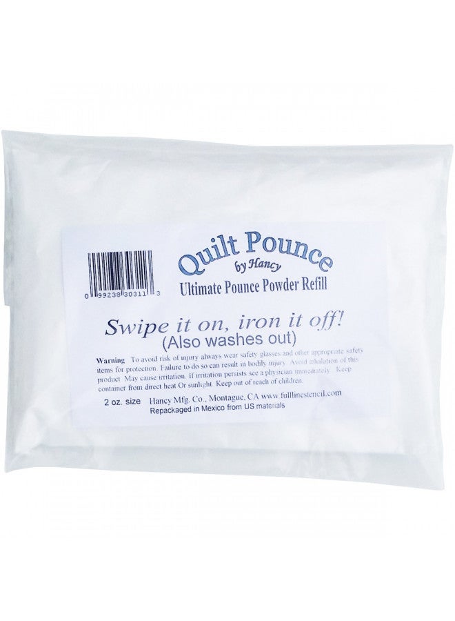 Hancy White Ultimate Quilt Pounce Chalk Refill, 2 oz - Image 2