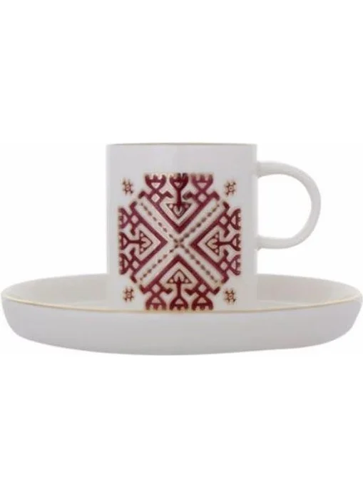 Porland Arabesque Pattern6 Coffee Set 12 Pieces 04alm006540