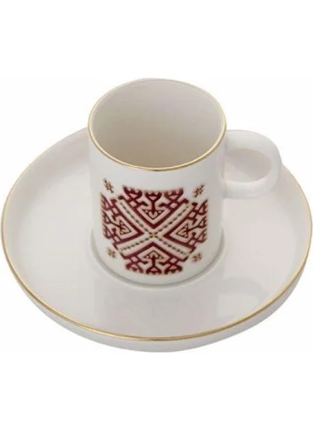 Porland Arabesque Pattern6 Coffee Set 12 Pieces 04alm006540