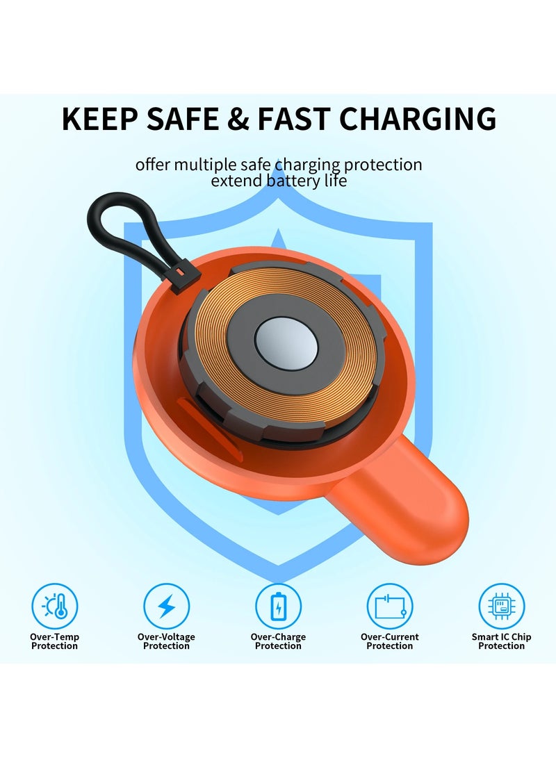 AROAQ USB C Portable Charger for Samsung Watch 6 5 Pro 3 4 Classic, Wireless Magnetic Fast Charging Station Compatible with Galaxy Watch - Image 3