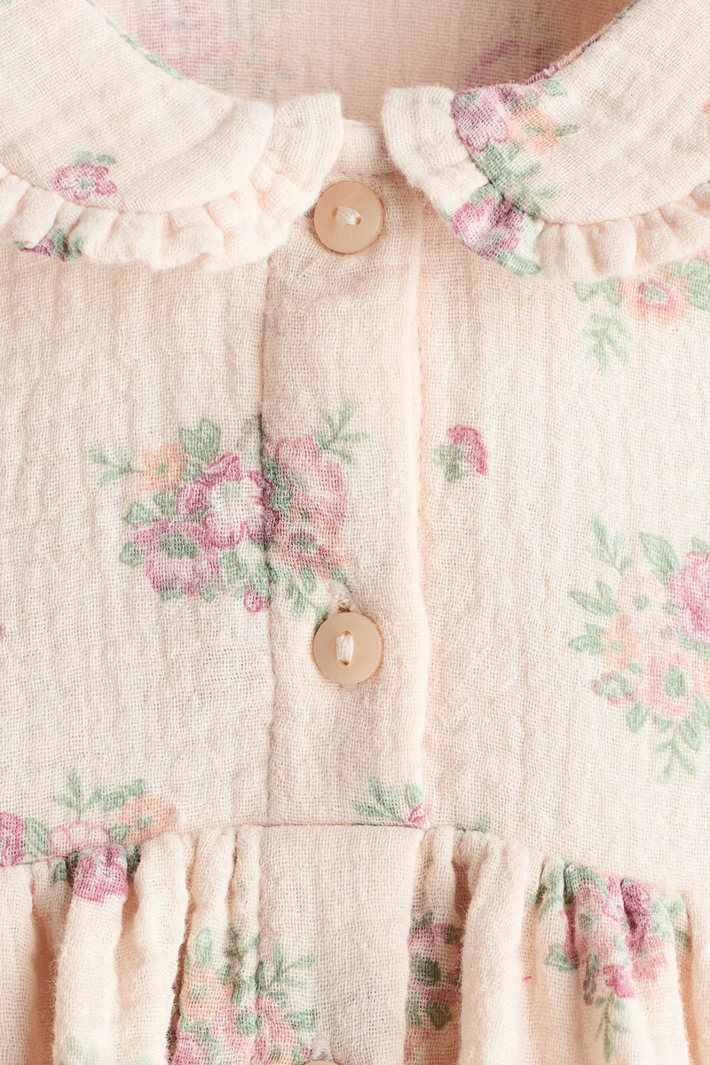 H&M Cotton bodysuit dress