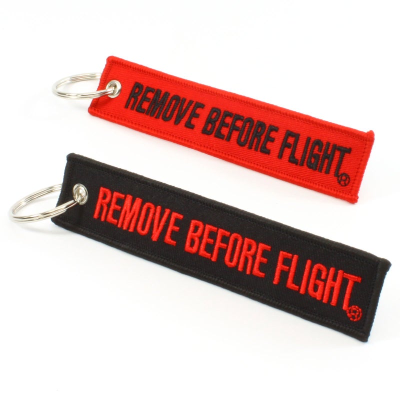 Rotary13B1 Remove Before Flight Key Chain - Black & Red Combo 2 Pack - Image 5