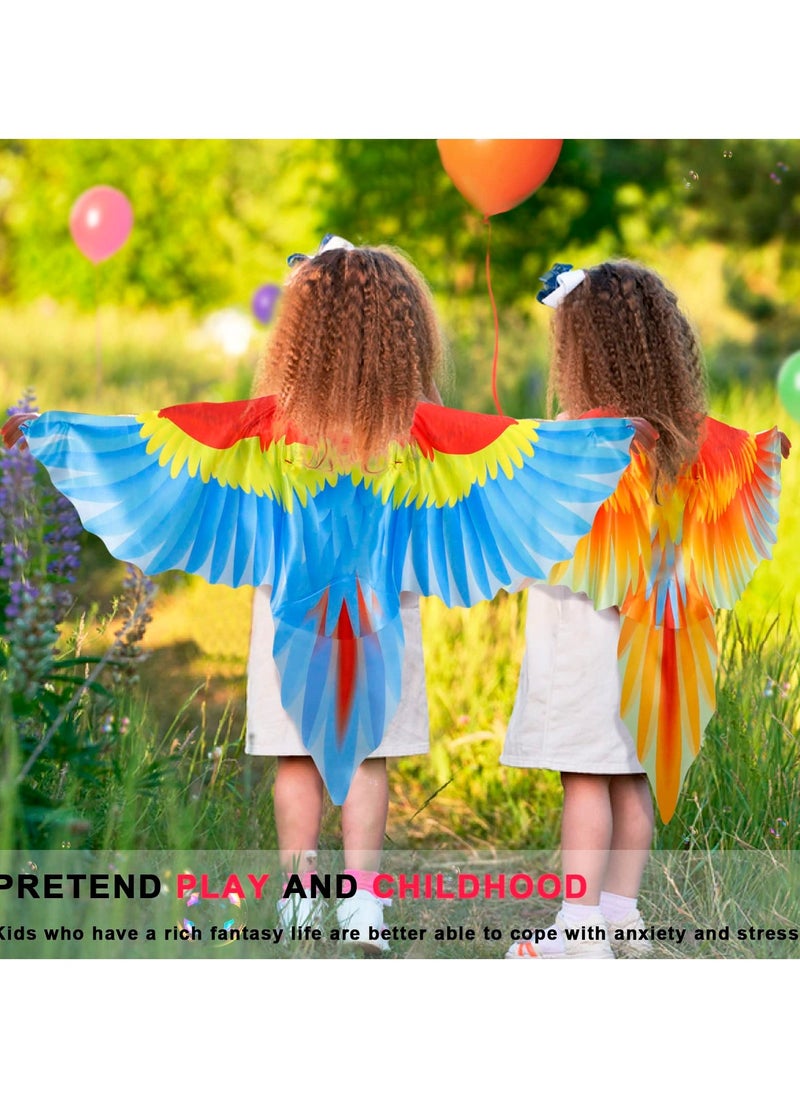 Bird Costume for Kids with Bird Mask Eagle Dragon Wings Costumes Boys Girls Dress-up Cape  Party Favors Gifts - Image 3