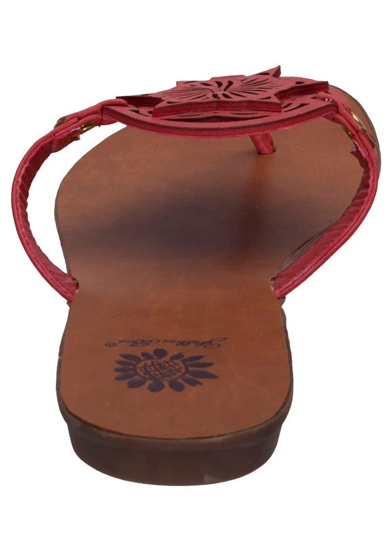 Yellow Box Navajo Flat Sandals