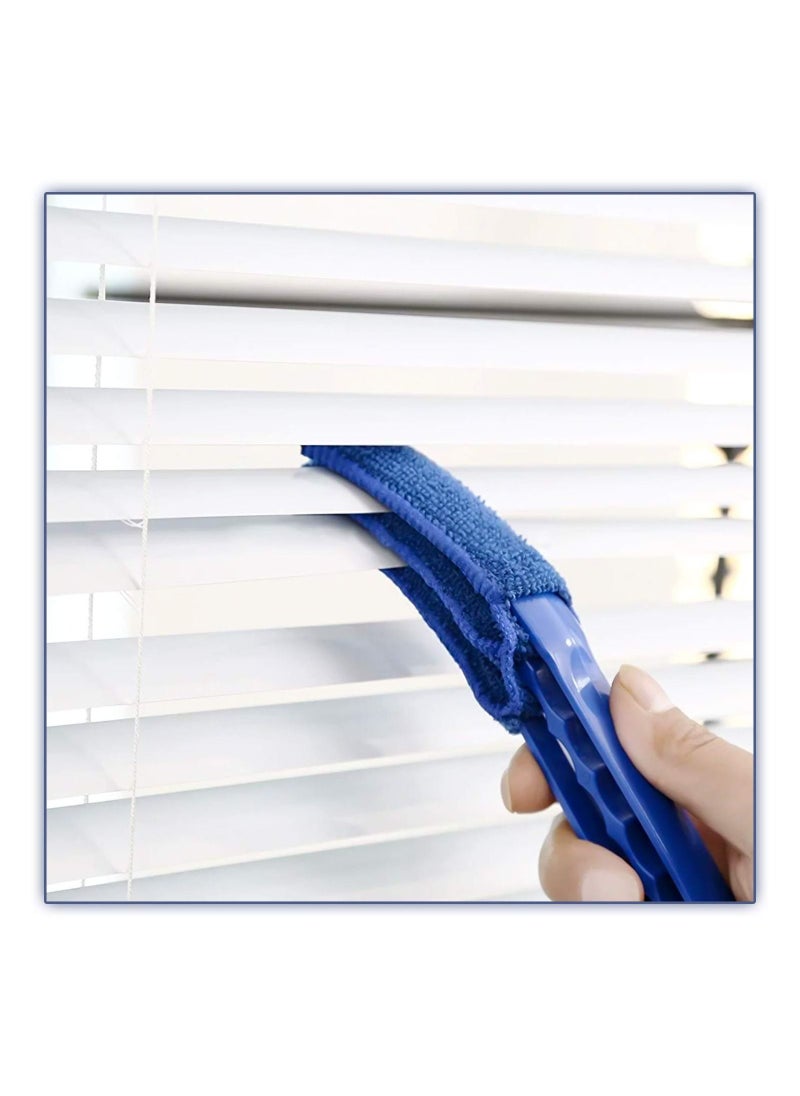 SYOSI - SYOSI 2 Pcs Window Blind Cleaner Duster Tool, with 6 Each Microfiber Sleeves, for Window Blinds, Jalousie Shutter, Air Conditioner - Image 1