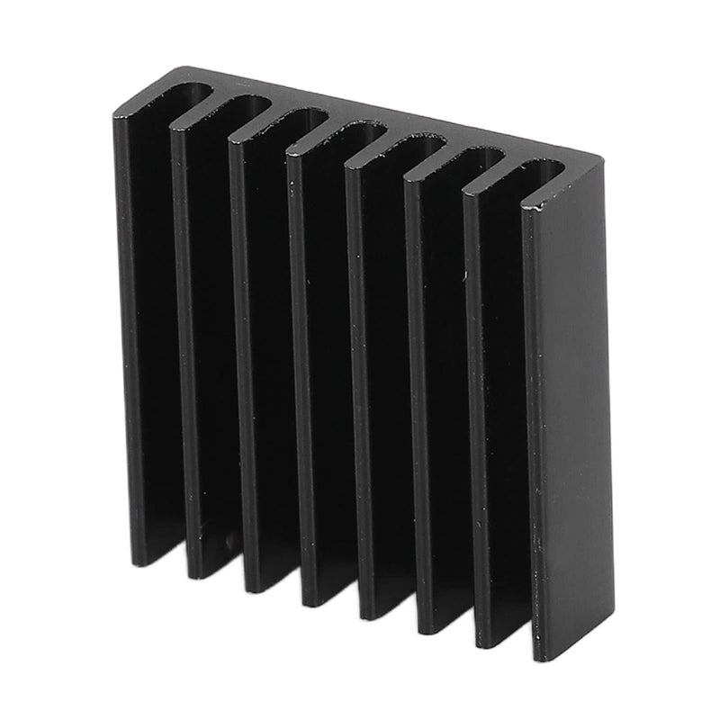 20x20x6mm Black Aluminum Heatsinks with Adhesive Backing for PC Chips IC Power Supplies Electrical Equipment - Image 4