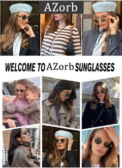 Oval Sunglasses Women Men Retro Round Vintage Men's Metal Frame Sunglass Polarized Sun Glassess UV400 Protection Eye Glasses, Gold - pzsku/Z03EE90158E0DF001597FZ/45/_/1735812825/63a62824-cfcd-41d4-8c11-d520dfac4e8f