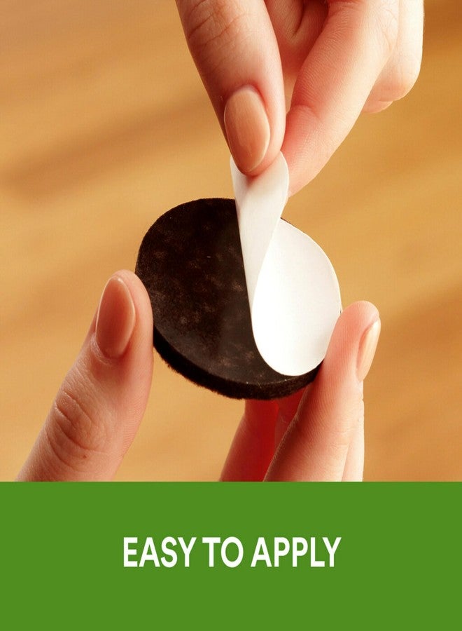 Scotch Felt Pads, Felt Furniture Pads for Protecting Hardwood Floors, Assorted Sizes Value Pack, Round, Brown, 162 Pads - Image 5