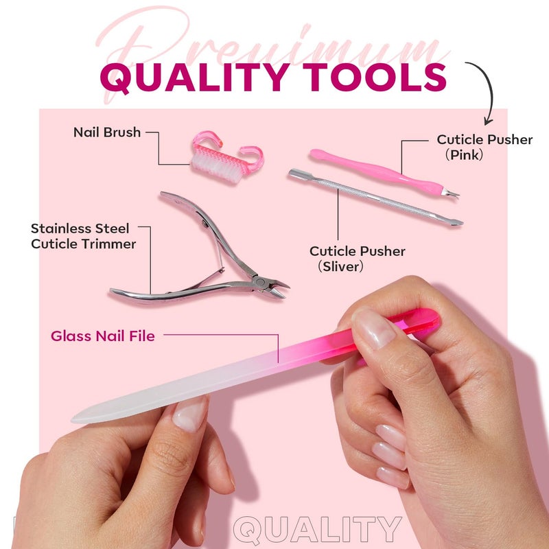 Modelones Cuticle Remover Kit - Cuticle Remover Cream & Cuticle Oil, Cuticle Care Kit w/Cuticle Trimmer Cuticle Pusher & Cuticle Nipper for DIY Nail Manicure, Removedor de Cuticula for Nail Care - Image 3