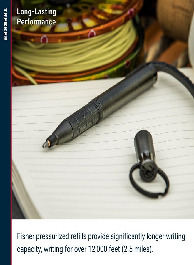 Fisher Space Pen Trekker Space Pen, Ballpoint, Brass, Matte Black, Black Ink, Gift Box - Image 5
