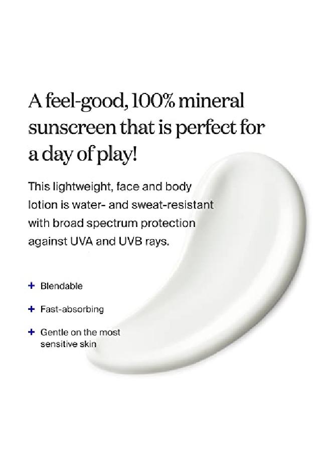 Supergoop! Play 100% Mineral Lotion 1 Fl Oz Broad Spectrum SPF 30 Sunscreen For Face & Body Lightweight Fast Absorbing WaterResistant With Green Algae - Image 3