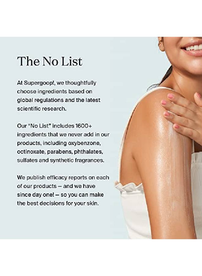 Supergoop! Play 100% Mineral Lotion 1 Fl Oz Broad Spectrum SPF 30 Sunscreen For Face & Body Lightweight Fast Absorbing WaterResistant With Green Algae - Image 4