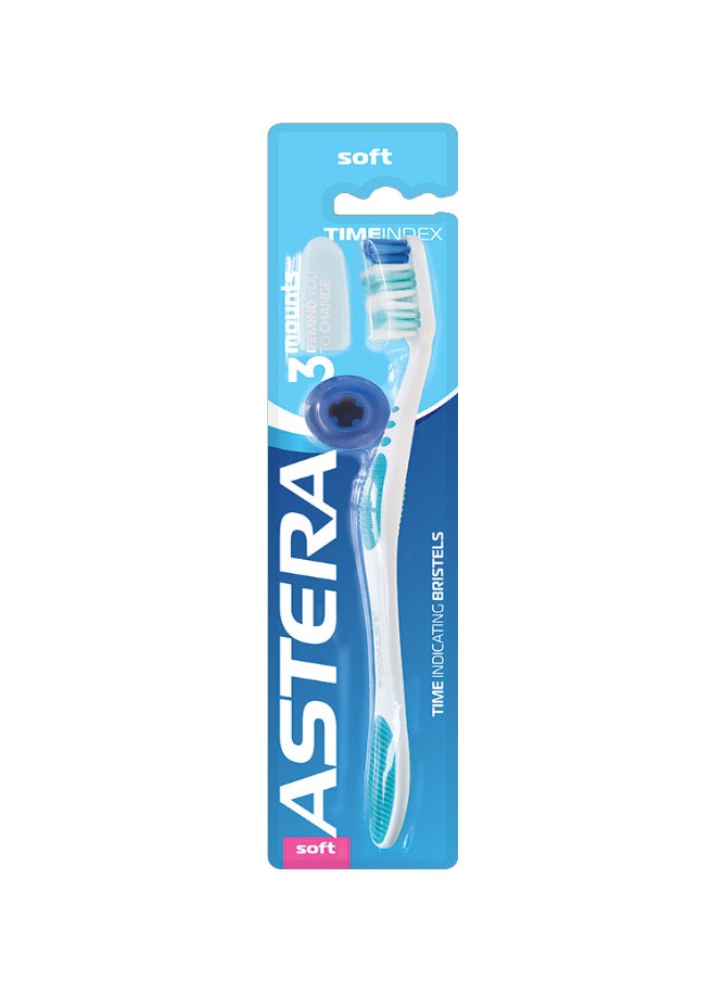 Toothbrush Astera Time Index – Soft Bristles