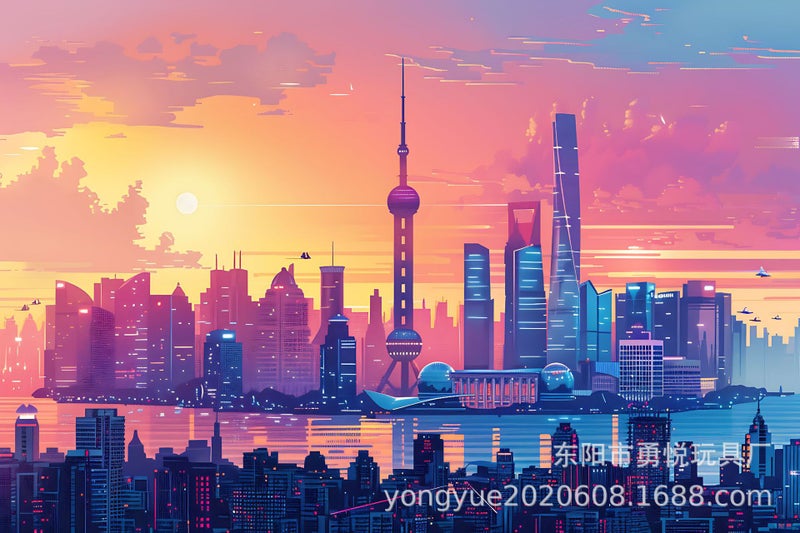 Adult Puzzle 1000 Pieces Of Children'S Toys 500 Pieces Of Landscape Animation Paper Puzzle - Image 1