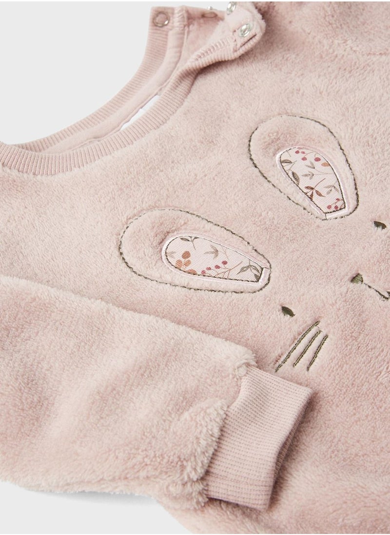 Infant Bunny Long Sleeve Sweatshirt