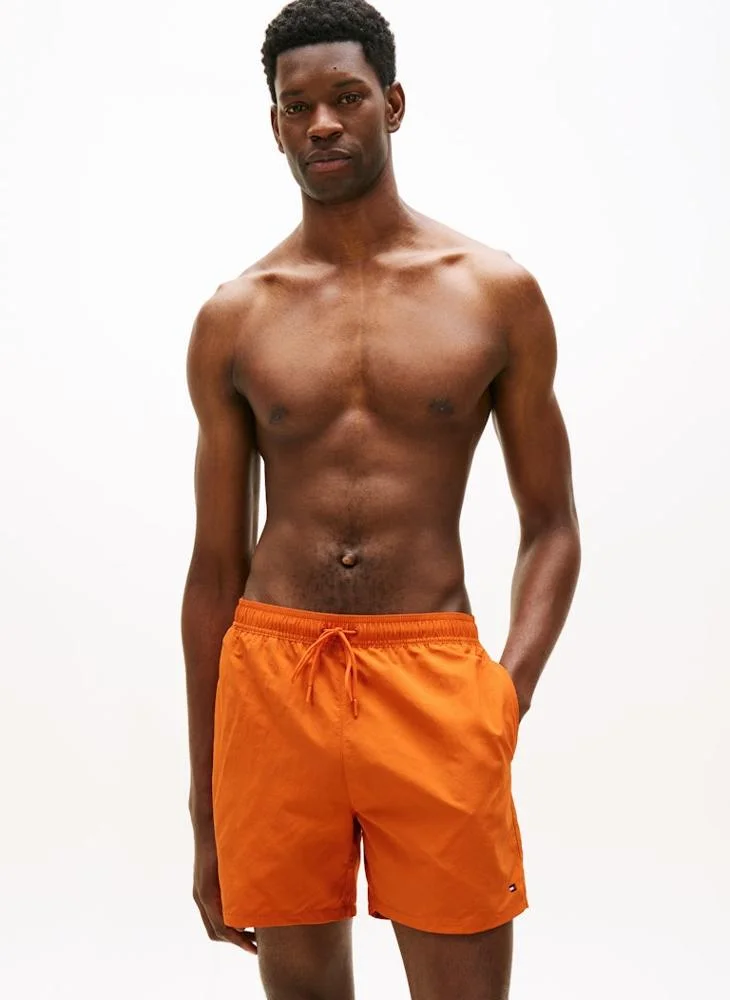 TOMMY HILFIGER Flag Embroidery Mid Length Swim Shorts