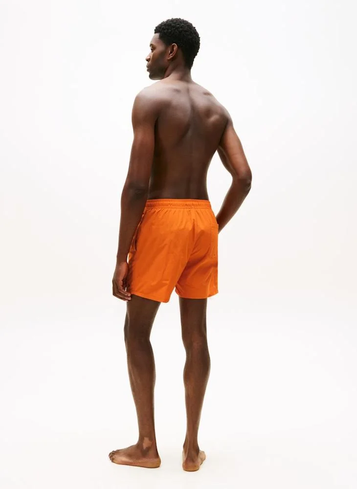 TOMMY HILFIGER Flag Embroidery Mid Length Swim Shorts