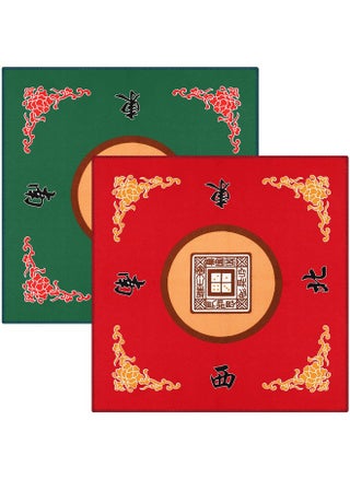 2 Pcs Universal Mahjong Mat Mahjong Table Cover Slip Resistant Mat Table Reduction Mahjong Pad For Game 30.7 X 30.7 Inches (Green Red) - pzsku/Z03EF163D9FC06728C987Z/45/_/1692170780/faa7a8f1-0cbf-45e8-b155-2aa8c4073e72