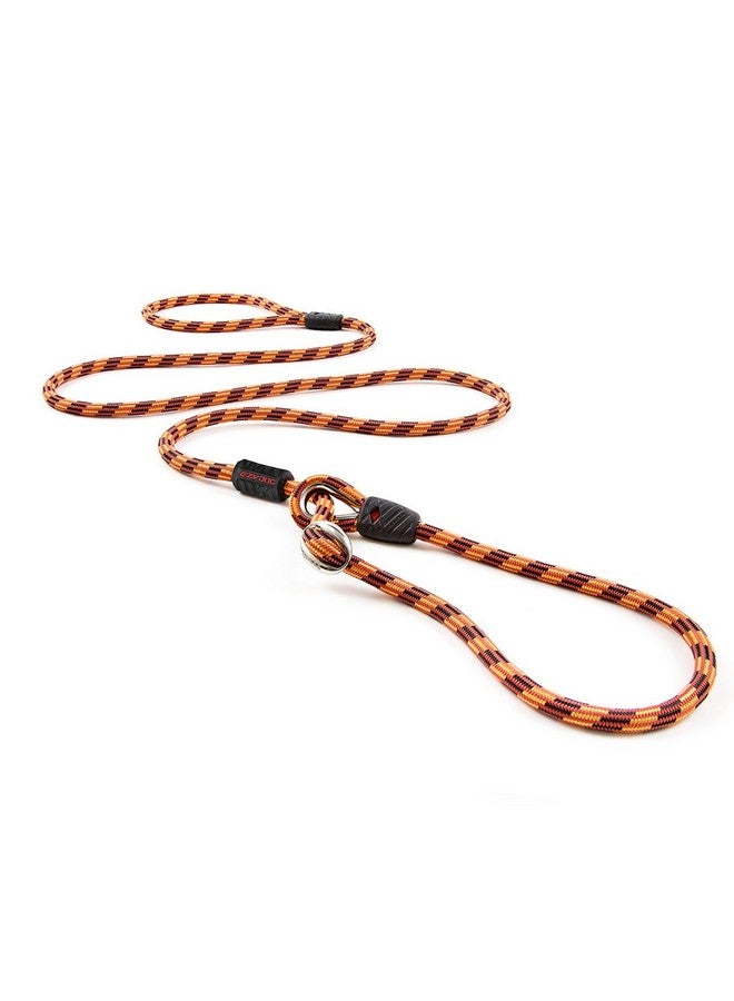 إيزي دوج سلسلة EzyDog Luca Slip Lead مزدوجة الوظائف عالية الجودة من الحبل المتين للكلاب التي تسحب سلسلة منزلق وسلسلة رأس لطيفة، للكلاب المتوسطة والكبيرة (5.5 قدم × 0.33 قدم، برتقالي) - Image 1