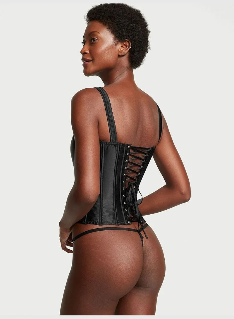 Victoria's Secret The Classic Silk Corset Set
