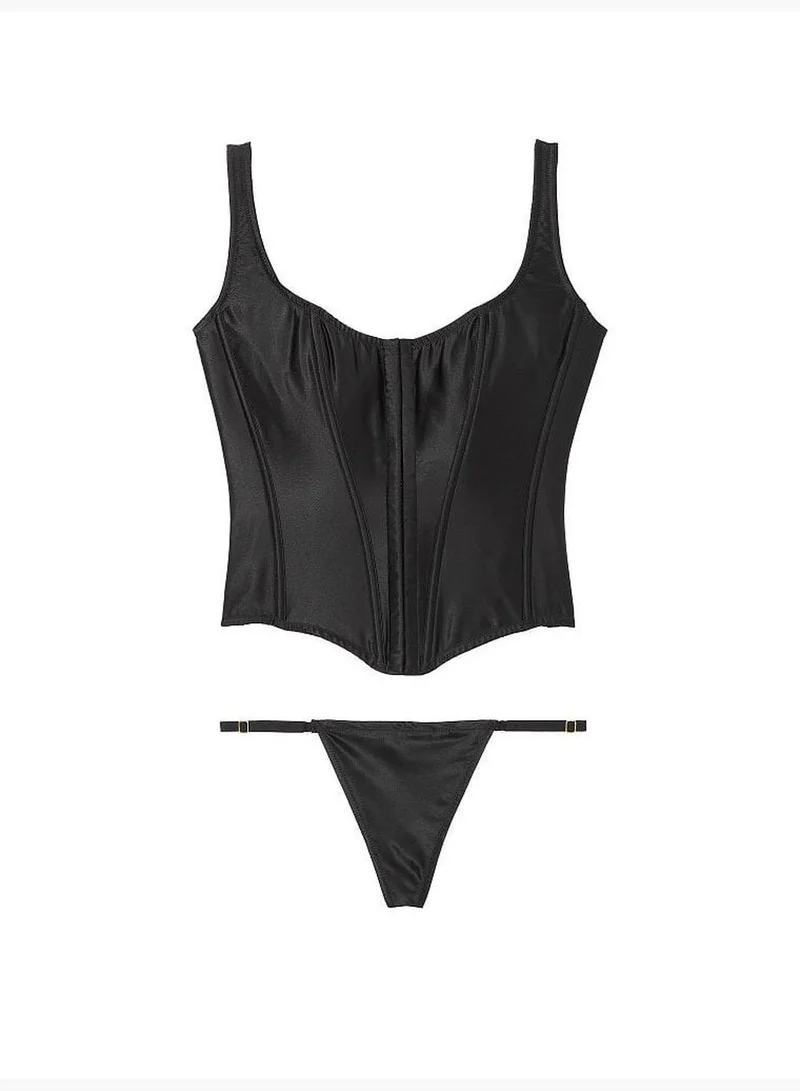 Victoria's Secret The Classic Silk Corset Set