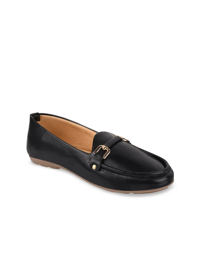 شوتوبيا Shoetopia Embellished Round Toe Ballerinas