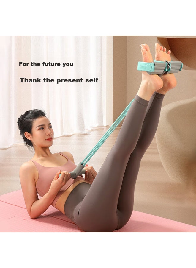 Dweck Duweike Foot Pedal Resistance Band, Elastic Band, Fitness Shaping, Home Use, Xiaofeiyan Stretching Equipment, Gray-green  - Image 2