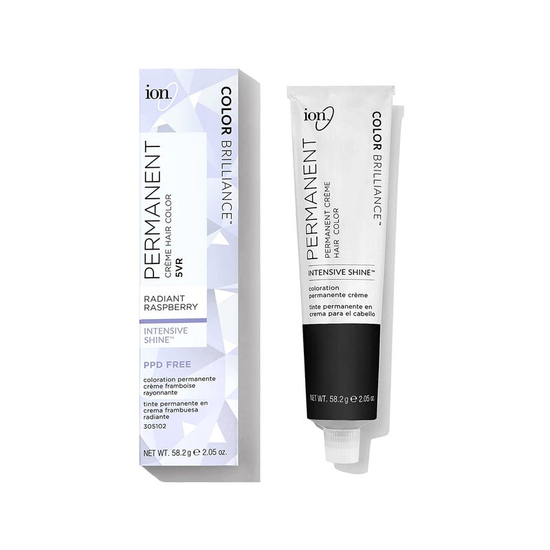 Ion Permanent Creme Hair Color - Radiant Raspberry Shade 5VR - Image 2