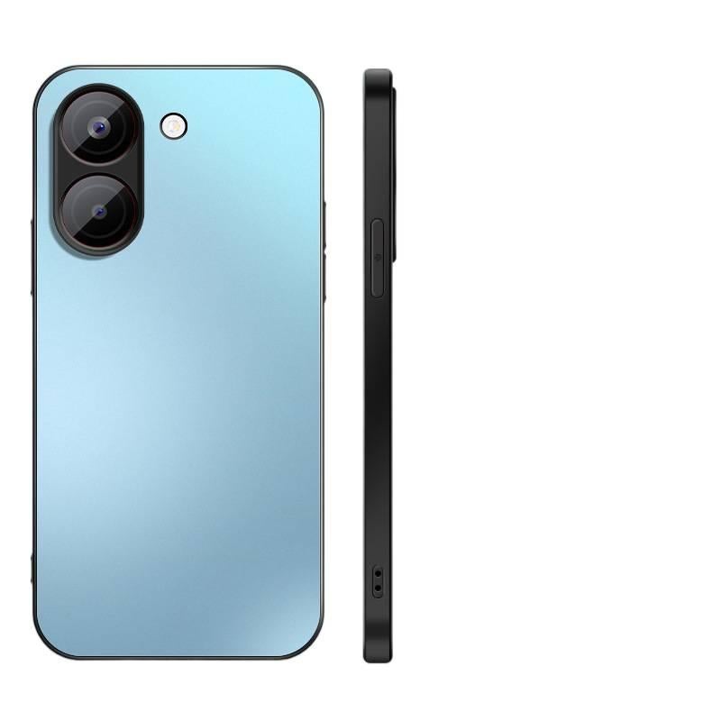 MS غطاء واقي بAcrylic لـ Redmi Note 13 مع حماية من السقوط ومقاوم لبصمات الأصابع مع مقاوم للصدمات مع تشطيب غير لامع مع لون سادة باللون Solid Color من الأكريليك باللون الأحمر - Image 1