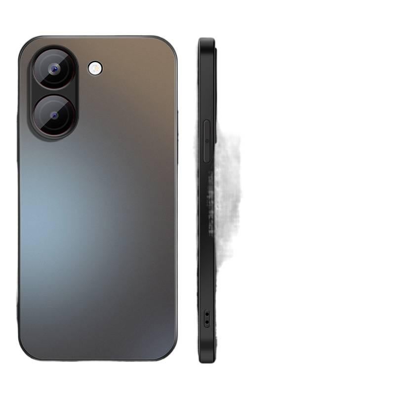 MS غطاء واقي بAcrylic لـ Redmi Note 13 مع حماية من السقوط ومقاوم لبصمات الأصابع مع مقاوم للصدمات مع تشطيب غير لامع مع لون سادة باللون Solid Color من الأكريليك باللون الأحمر - Image 2