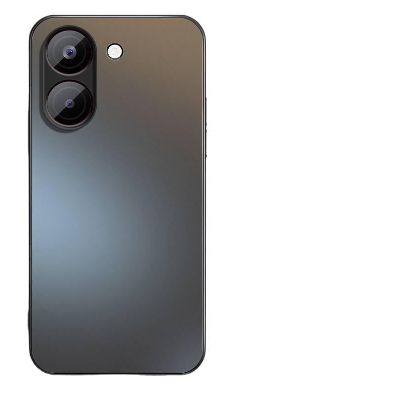 MS غطاء واقي بAcrylic لـ Redmi Note 13 مع حماية من السقوط ومقاوم لبصمات الأصابع مع مقاوم للصدمات مع تشطيب غير لامع مع لون سادة باللون Solid Color من الأكريليك باللون الأحمر - Image 4